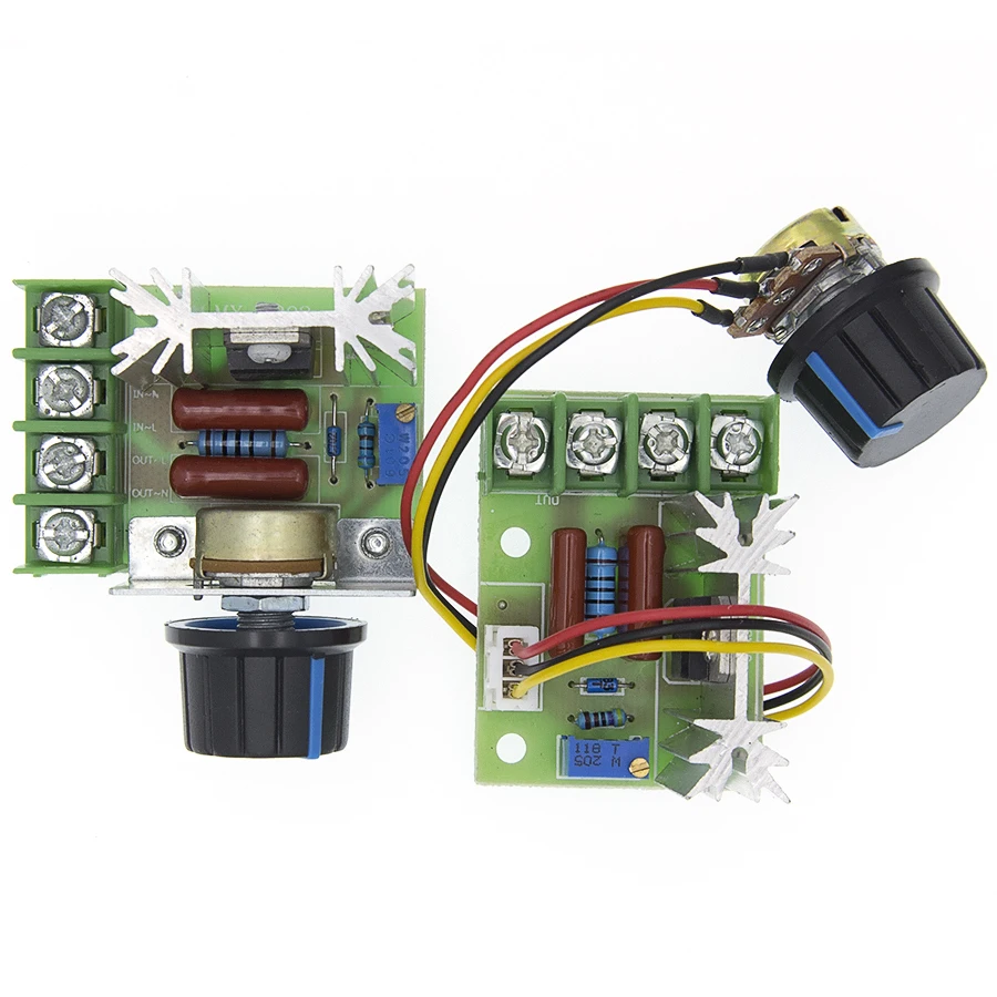 AC 220V 2000W SCR Voltage Regulator Module Dimmer Motor Speed Controller Thermostat Electronic
AC 220V 2000W SCR Voltage Regulator Module Dimmer Motor Speed Controller Thermostat Electronic