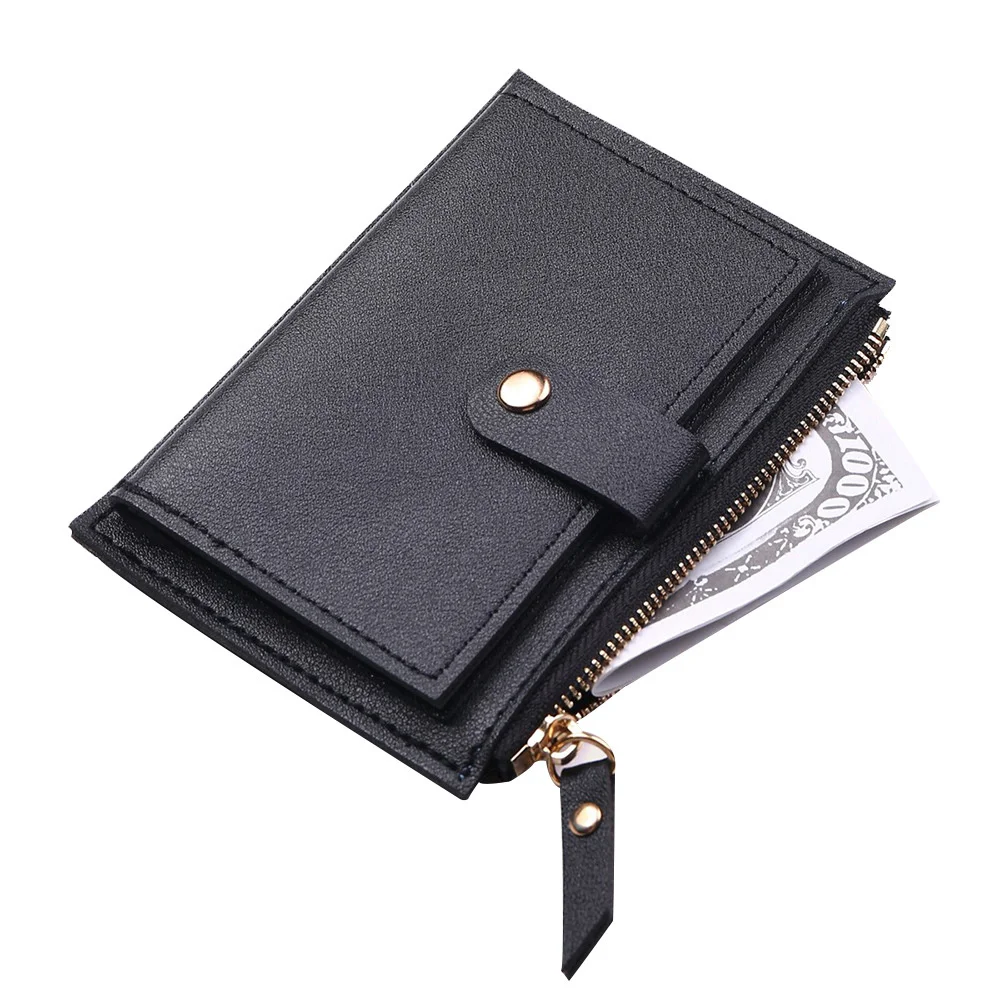 Women Simple Wallets Leather Female Purse Mini Hasp Solid Multi-Cards Holder Coin Short Wallets Slim Small Wallet Zipper Hasp
Women Simple Wallets Leather Female Purse Mini Hasp Solid Multi-Cards Holder Coin Short Wallets Slim Small Wallet Zipper Hasp