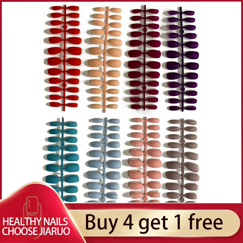 JIARUO Fake Nails Nail Art Tips Press on False with Glue Matte Stick Designs Clear Display Set Full Cover Artificial Detachable
JIARUO Fake Nails Nail Art Tips Press on False with Glue Matte Stick Designs Clear Display Set Full Cover Artificial Detachable