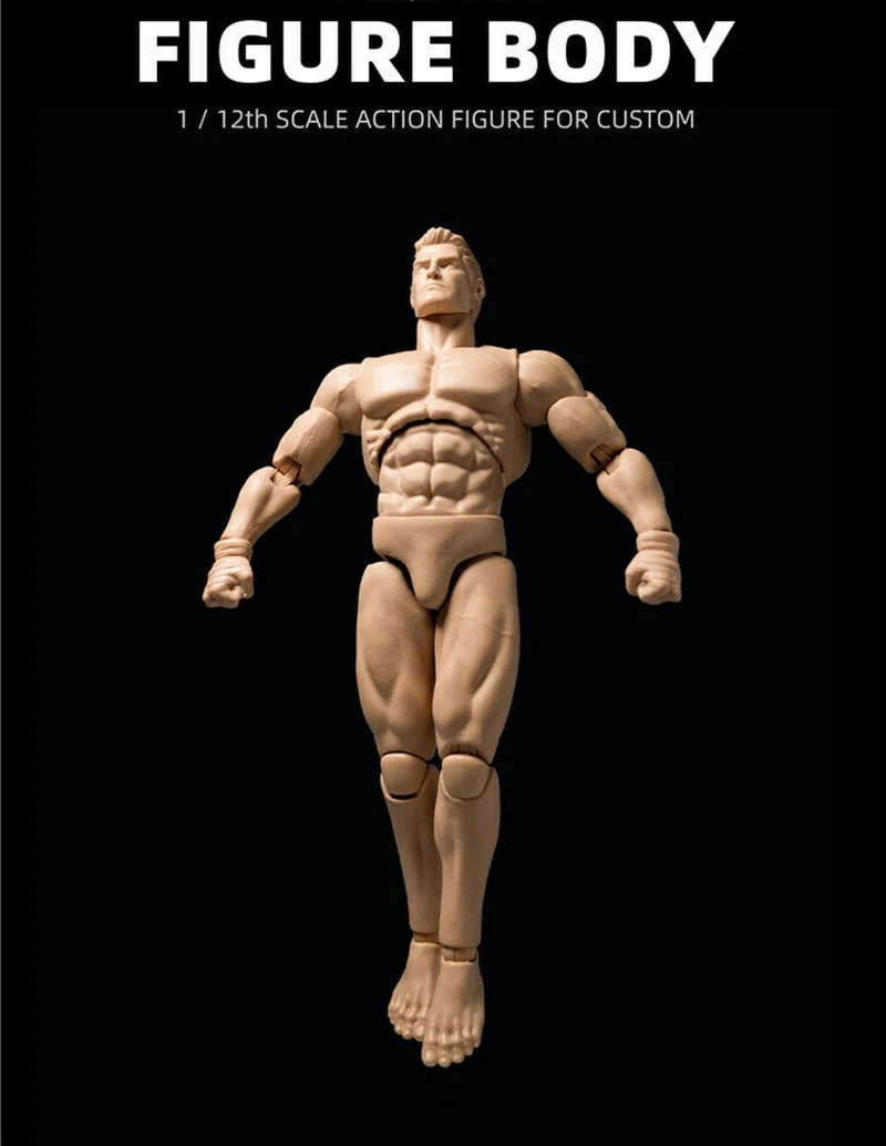 GWToys масштаб 1:12, мужское тело G001, гибкая мышечная модель для сильной куклы 6 дюймов
GWToys масштаб 1:12, мужское тело G001, гибкая мышечная модель для сильной куклы 6 дюймов