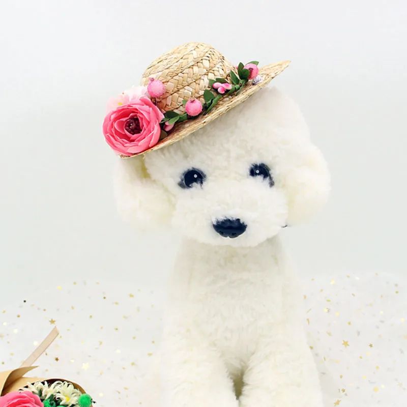 Summer Pet Straw Hat Fashion Hawaii Style Sombrero Pet Crossdressing Cap Flower Sun Cap Puppy Headwear Photo Props Accessories
Summer Pet Straw Hat Fashion Hawaii Style Sombrero Pet Crossdressing Cap Flower Sun Cap Puppy Headwear Photo Props Accessories