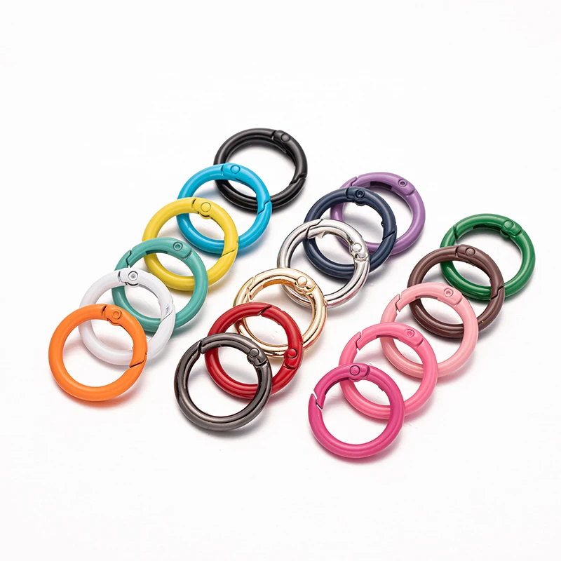 5pcs O Ring Spring Clasps Metal Openable Carabiner For DIY Keychain Keyring Car Bag Connector Accessories Making Supplies Charms
5pcs O Ring Spring Clasps Metal Openable Carabiner For DIY Keychain Keyring Car Bag Connector Accessories Making Supplies Charms