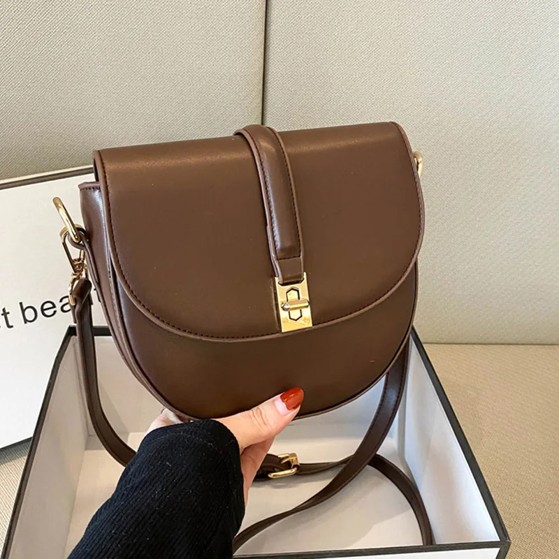 New Small Designer Saddle Bags Luxury Pu Leather Crossbody Bag For Women Chain Shoulder Bags Ladies Vintage Flap Handbags Female
New Small Designer Saddle Bags Luxury Pu Leather Crossbody Bag For Women Chain Shoulder Bags Ladies Vintage Flap Handbags Female