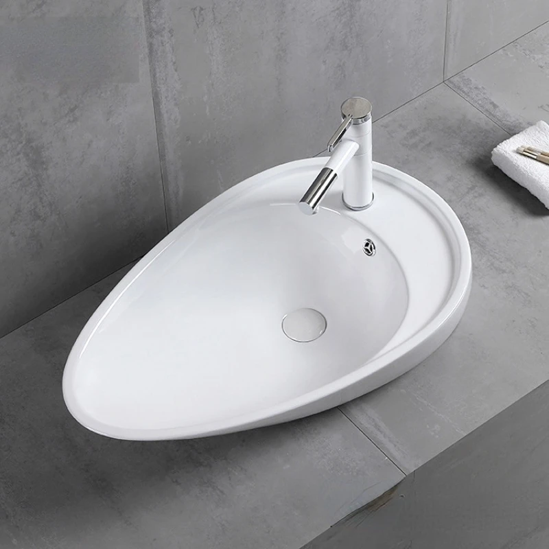 Leaf-shaped Ceramic Basin Sinks Art Minimalist Hotel Washbasin Rectangular Washbasin Bathroom Fixture Furniture Sink Bathroom
Leaf-shaped Ceramic Basin Sinks Art Minimalist Hotel Washbasin Rectangular Washbasin Bathroom Fixture Furniture Sink Bathroom