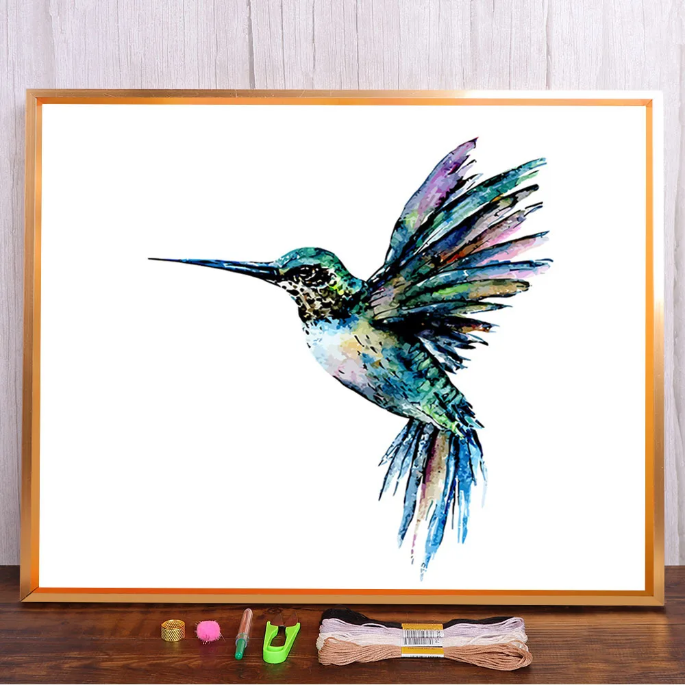 Color Bird Printed Fabric 11CT Cross Stitch Embroidery Full Kit DMC Threads Handicraft Handmade Needlework Hobby Design Decor
Color Bird Printed Fabric 11CT Cross Stitch Embroidery Full Kit DMC Threads Handicraft Handmade Needlework Hobby Design Decor