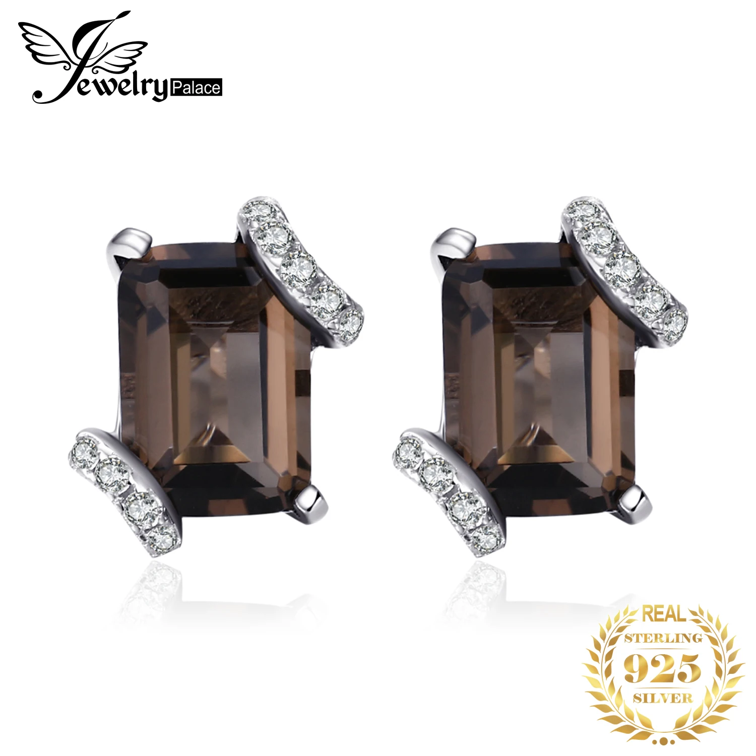 Jewelrypalace Emerald Cut 1.6ct Genuine Smoky Quartz 925 Sterling Silver Earrings for Woman Statement Gemstone Jewelry Gift
Jewelrypalace Emerald Cut 1.6ct Genuine Smoky Quartz 925 Sterling Silver Earrings for Woman Statement Gemstone Jewelry Gift