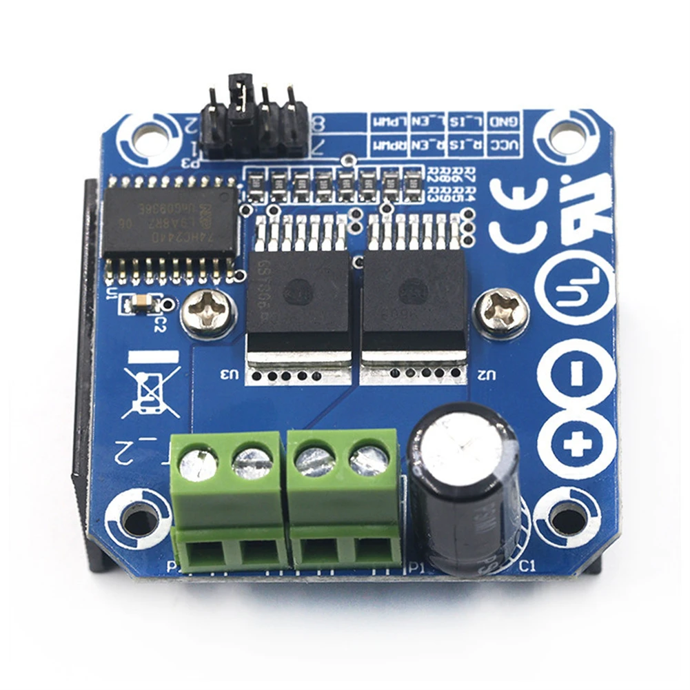 Motorcycle Double BTS7960B DC 43A Stepper Motor Driver H-Bridge PWM Accessories For Arduino Smart Car
Motorcycle Double BTS7960B DC 43A Stepper Motor Driver H-Bridge PWM Accessories For Arduino Smart Car