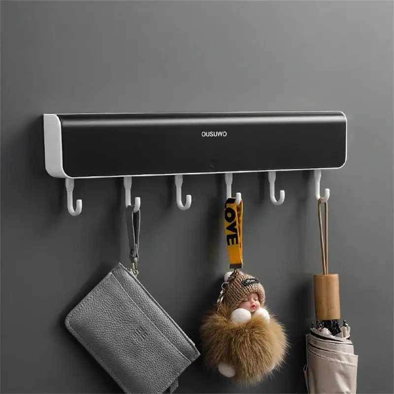 Wall Hooks Key Holder Wall-mounted ABS Storage Hangers Punch-free Kitchen Bathroom Accessories Household Storage Hook
Wall Hooks Key Holder Wall-mounted ABS Storage Hangers Punch-free Kitchen Bathroom Accessories Household Storage Hook