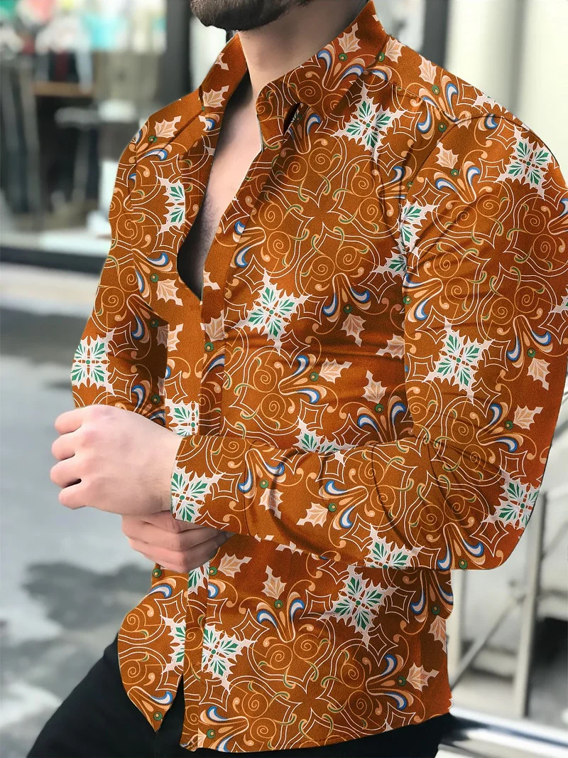 Men's Shirt Long Sleeve Hawaiian Social Luxury Button Up Cardigan Blouses Wholesale 2021Single Breasted Turn-down Collar Broad
Men's Shirt Long Sleeve Hawaiian Social Luxury Button Up Cardigan Blouses Wholesale 2021Single Breasted Turn-down Collar Broad