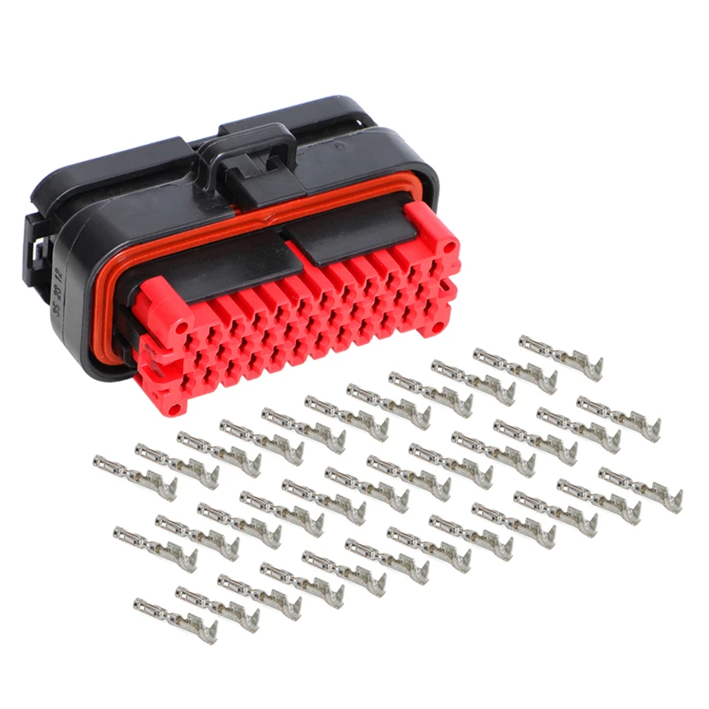 35 Way AMPSEAL, набор электрических многогерметичных разъемов с клеммами, OEM 776164-1 770854-3 776164-1 770854-1
35 Way AMPSEAL, набор электрических многогерметичных разъемов с клеммами, OEM 776164-1 770854-3 776164-1 770854-1