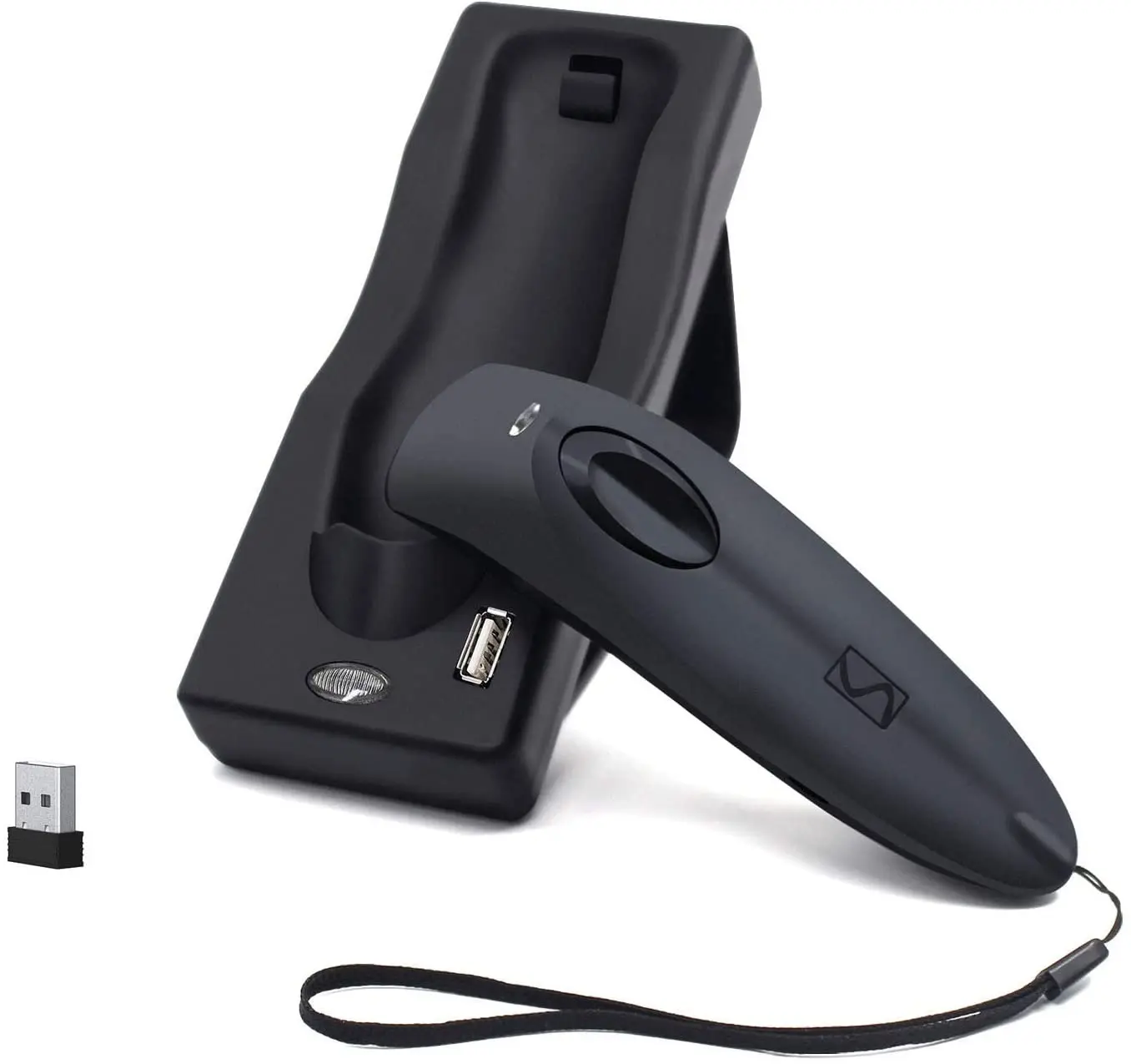 Wireless Barcode Scanner Handheld Portable Bar-Code Reader Entries Enable Keyboard Entry Computer Screen Barcode Scanner
Wireless Barcode Scanner Handheld Portable Bar-Code Reader Entries Enable Keyboard Entry Computer Screen Barcode Scanner