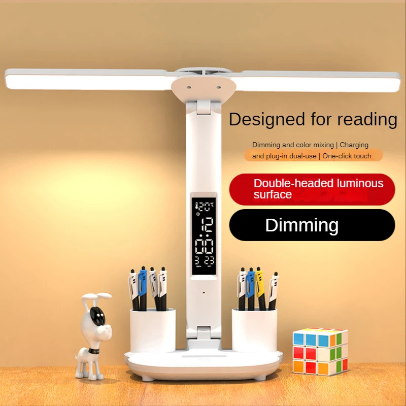 Современная светодиодная настольная лампа с календарем и таймером, перезаряжаемый Настольный светильник, сенсорный ночник с подставкой дл...
Современная светодиодная настольная лампа с календарем и таймером, перезаряжаемый Настольный светильник, сенсорный ночник с подставкой дл...