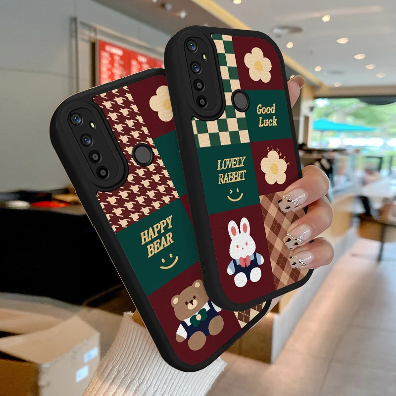 For Realme 5 5i 5S 6i 6 6S 8 Q5 Pro 7 4G Global GT Neo2 GT2 Narzo 20 50 Case Splicing Rhombic Rabbit Lambskin Soft Phone Cover
For Realme 5 5i 5S 6i 6 6S 8 Q5 Pro 7 4G Global GT Neo2 GT2 Narzo 20 50 Case Splicing Rhombic Rabbit Lambskin Soft Phone Cover