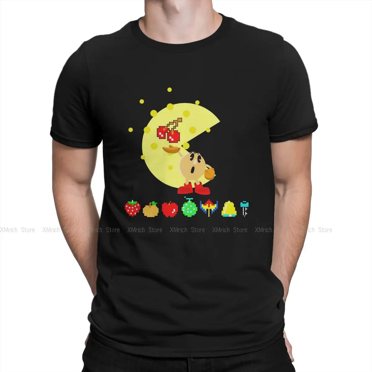 Men T-Shirt Super Awesome 100% Cotton Tee Shirt Short Sleeve Pacman Retro Games T Shirt O Neck Clothes New Arrival
Men T-Shirt Super Awesome 100% Cotton Tee Shirt Short Sleeve Pacman Retro Games T Shirt O Neck Clothes New Arrival