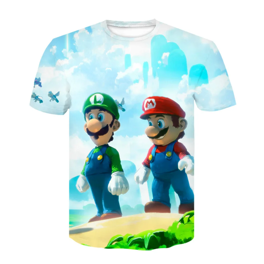 Брендовая мультяшная футболка с анимацией Super Mario 1347 Bros, детские 3D топы с принтом, одежда, футболка, одежда, подарки
Брендовая мультяшная футболка с анимацией Super Mario 1347 Bros, детские 3D топы с принтом, одежда, футболка, одежда, подарки