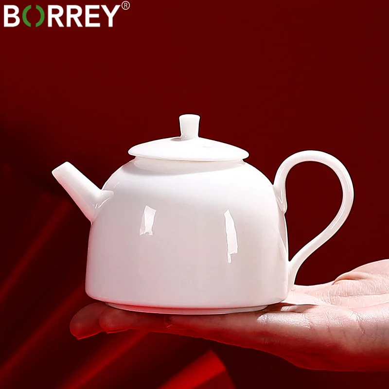 Bone China White Teapot Suet Jade Porcelain Tea Set Kung Fu Tea Set Ceramics Coffee Tea Pot High-end Teaset Gifts Teaware
Bone China White Teapot Suet Jade Porcelain Tea Set Kung Fu Tea Set Ceramics Coffee Tea Pot High-end Teaset Gifts Teaware