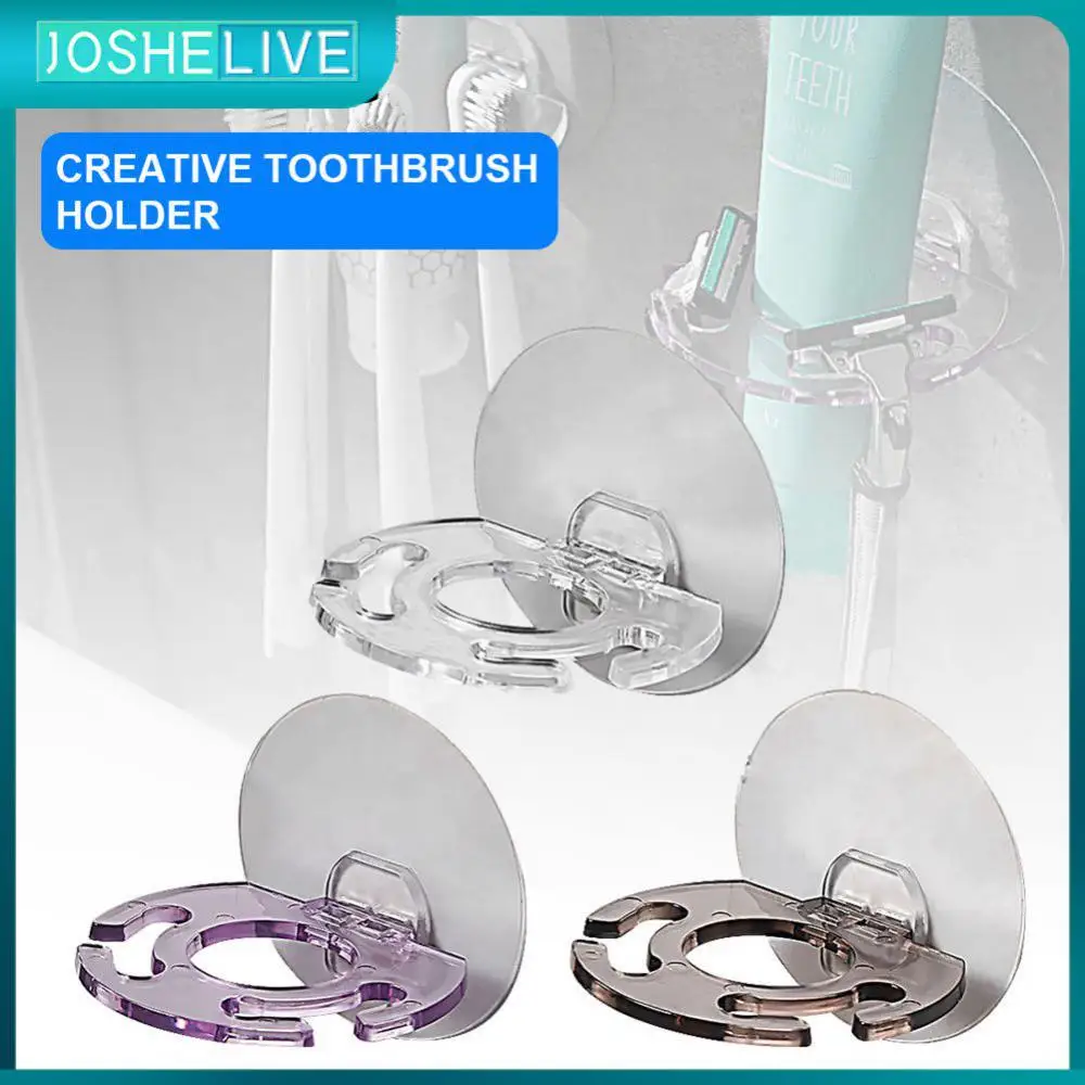 Self-adhesive Shaver Holder Creative Wall-mounted Toothpaste Storage Rack Bathroom Kitchen Tools Gadgets Multi-functional
Self-adhesive Shaver Holder Creative Wall-mounted Toothpaste Storage Rack Bathroom Kitchen Tools Gadgets Multi-functional
