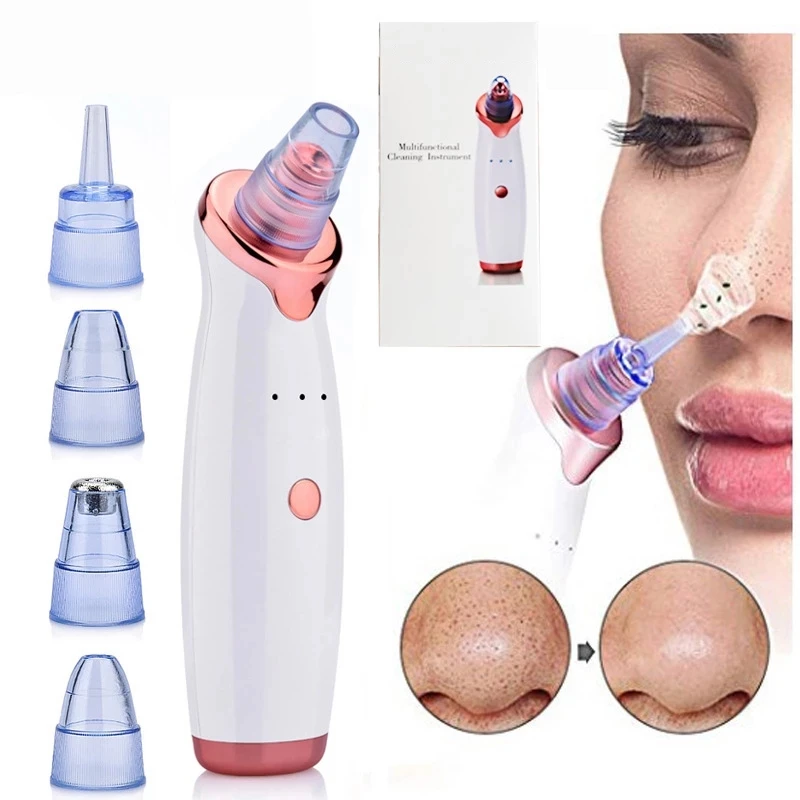New Facial Blackhead Remover Electric Acne Cleaner Point Vacuum Cleaner Tool Spots Pore Machine Skin Care Tools Face Pen Beauty
New Facial Blackhead Remover Electric Acne Cleaner Point Vacuum Cleaner Tool Spots Pore Machine Skin Care Tools Face Pen Beauty