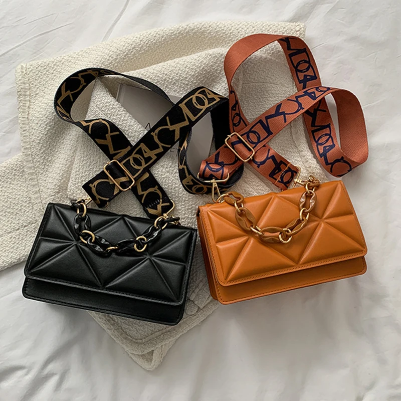 Fashion Diamond Flap Crossbody Bag Mini Handbags For Women Purses Black White Shoulder Bags
Fashion Diamond Flap Crossbody Bag Mini Handbags For Women Purses Black White Shoulder Bags