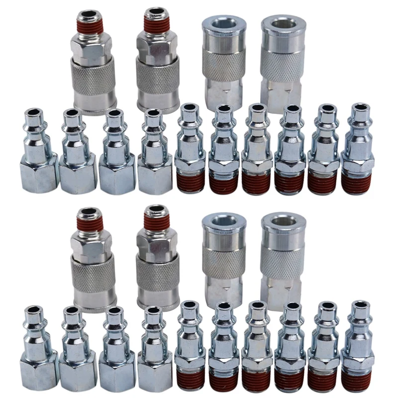Fashion28 Pieces 1/4 Inch Npt Quick Connect Air Coupler And Plug Kit For Air Compressor Accessories Fittings
Fashion28 Pieces 1/4 Inch Npt Quick Connect Air Coupler And Plug Kit For Air Compressor Accessories Fittings