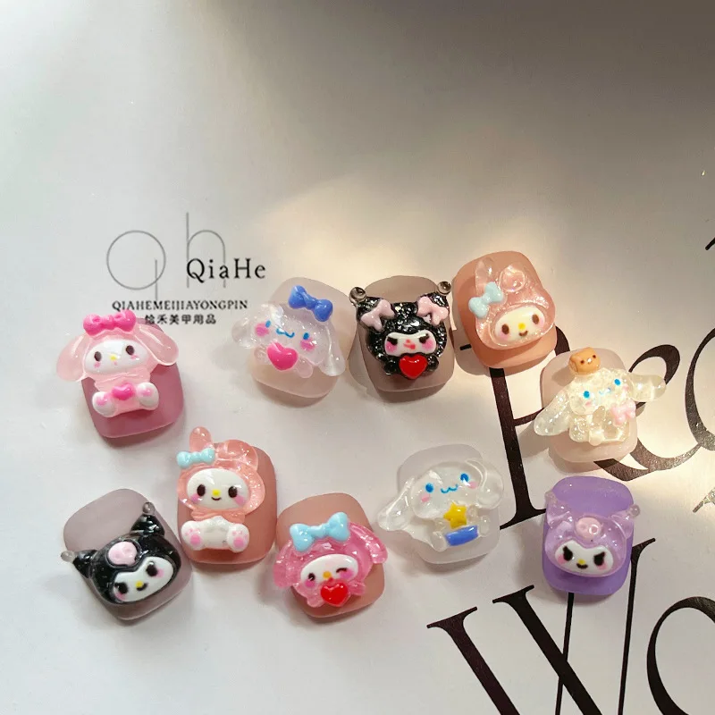 Kawaii Cute Sanrio, Hello Kitty Kuromi Mymelody Cinnamoroll аксессуары для ногтей Резиновые Милые Девочки Рождественский подарок для детей
Kawaii Cute Sanrio, Hello Kitty Kuromi Mymelody Cinnamoroll аксессуары для ногтей Резиновые Милые Девочки Рождественский подарок для детей