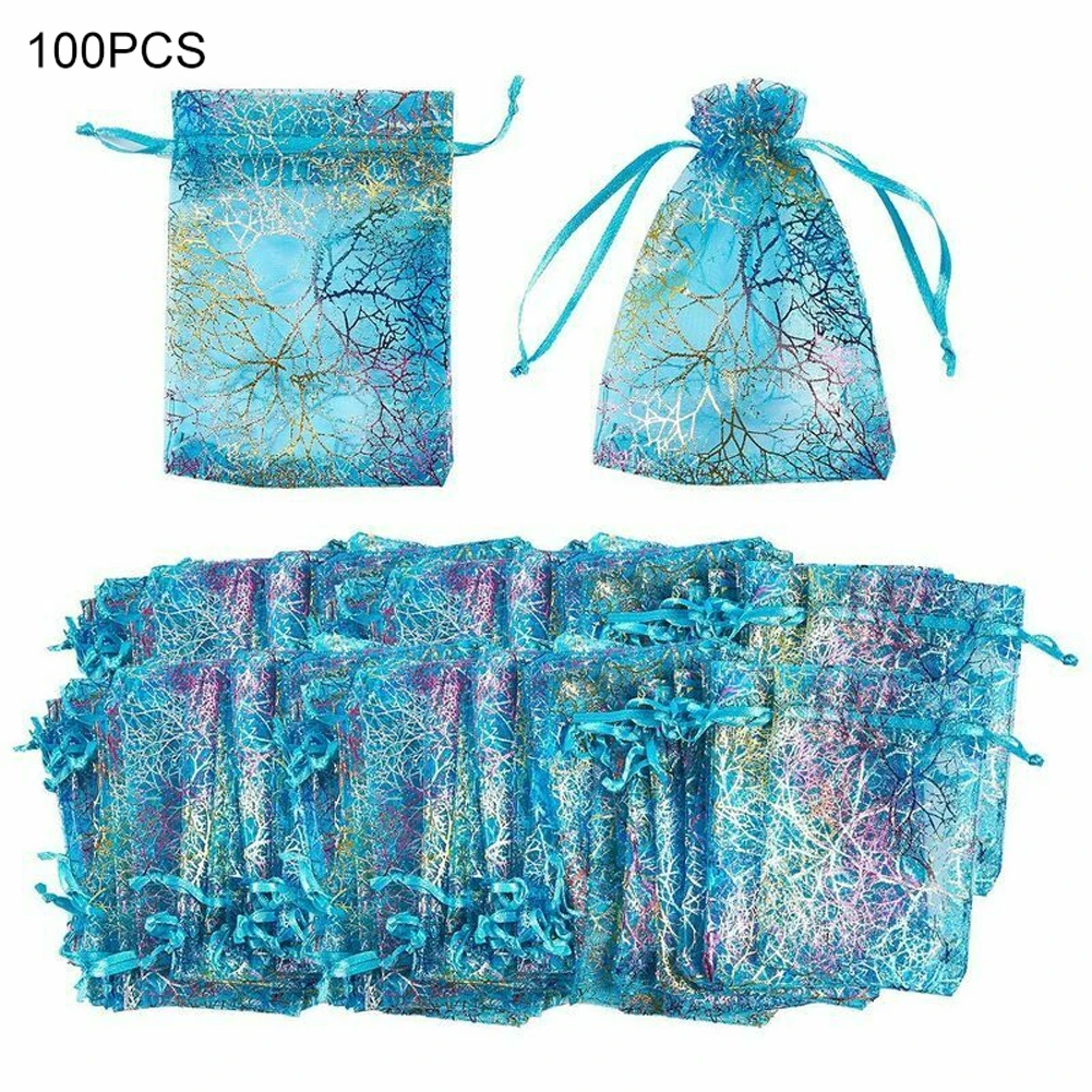 100pcs Party Gift Bags Transparent Organza Easy To Use Wedding Supplies Coral Pattern Baby Shower Jewelry Pouches Candy Durable
100pcs Party Gift Bags Transparent Organza Easy To Use Wedding Supplies Coral Pattern Baby Shower Jewelry Pouches Candy Durable