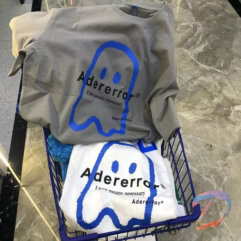 Модная свободная футболка Adererror с надписью Ghost, высококачественные футболки с круглым вырезом для мужчин и женщин
Модная свободная футболка Adererror с надписью Ghost, высококачественные футболки с круглым вырезом для мужчин и женщин