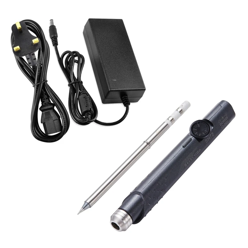 Portable Welding Tools US/EU/UK Plug for DC 12-24V 65W High Power Soldering Iron with Power Adapter Temperature Adjustable
Portable Welding Tools US/EU/UK Plug for DC 12-24V 65W High Power Soldering Iron with Power Adapter Temperature Adjustable