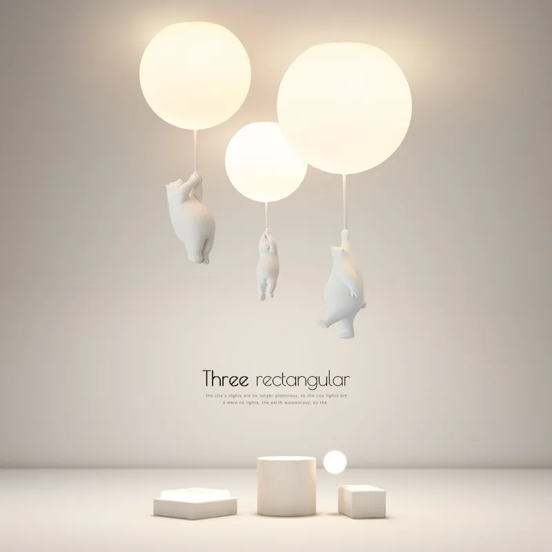 Nordic Cartoon Bear Ceiling Lights Lovely Warm Ceiling Lamp for Kids Rooms Children's Bedroom Decor LED Hanging Light Fixtures
Nordic Cartoon Bear Ceiling Lights Lovely Warm Ceiling Lamp for Kids Rooms Children's Bedroom Decor LED Hanging Light Fixtures