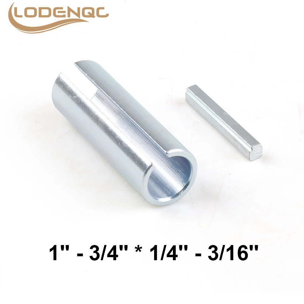 Silver 3/4" To 1" Inch W/Step Key Gas Engine Pulley Crank Shaft Sleeve Adapter Predator LC101770
Silver 3/4" To 1" Inch W/Step Key Gas Engine Pulley Crank Shaft Sleeve Adapter Predator LC101770