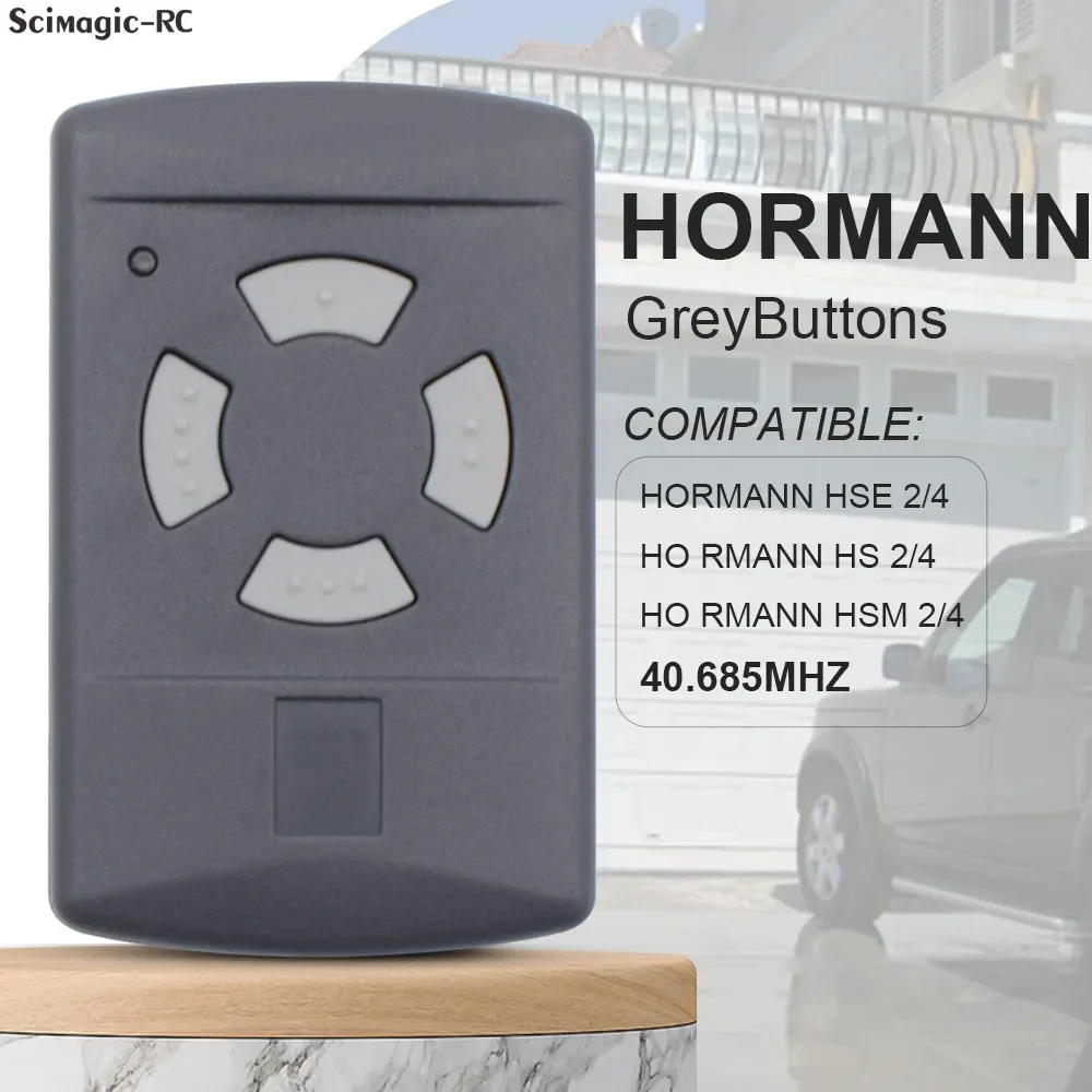 Handheld Transmitter HSM4 Hormann HSE2 40MHz 40.685 MHz Remote Control Gate Garage Door Replacement Clone Fob 40.685MHz
Handheld Transmitter HSM4 Hormann HSE2 40MHz 40.685 MHz Remote Control Gate Garage Door Replacement Clone Fob 40.685MHz