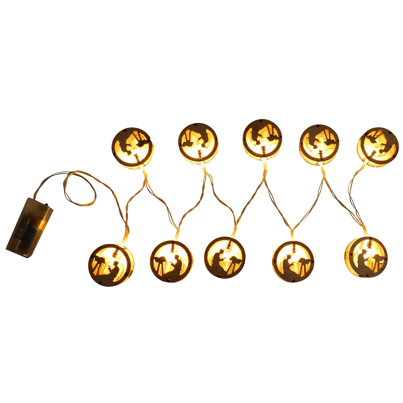 Ramadan LED String Lights Battery Powered Castle Carved Ornaments for Kids and Adults
Ramadan LED String Lights Battery Powered Castle Carved Ornaments for Kids and Adults