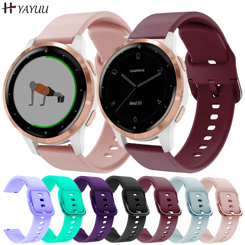 YAYUU 18 мм полосы для Garmin Vivoactive 4S 40 мм/Venu 2S быстросъемный мягкий силиконовый сменный ремешок для Garmin Vivomove 3S
YAYUU 18 мм полосы для Garmin Vivoactive 4S 40 мм/Venu 2S быстросъемный мягкий силиконовый сменный ремешок для Garmin Vivomove 3S