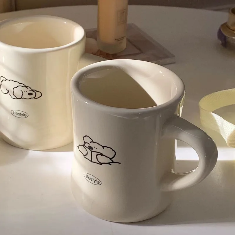 Creative Ceramic Coffee Mug Cartoon Dog Water Cup Breakfast Cereal Milk Mug Retro Coffee Cup for Office Couple Cup Girls Gift
Creative Ceramic Coffee Mug Cartoon Dog Water Cup Breakfast Cereal Milk Mug Retro Coffee Cup for Office Couple Cup Girls Gift
