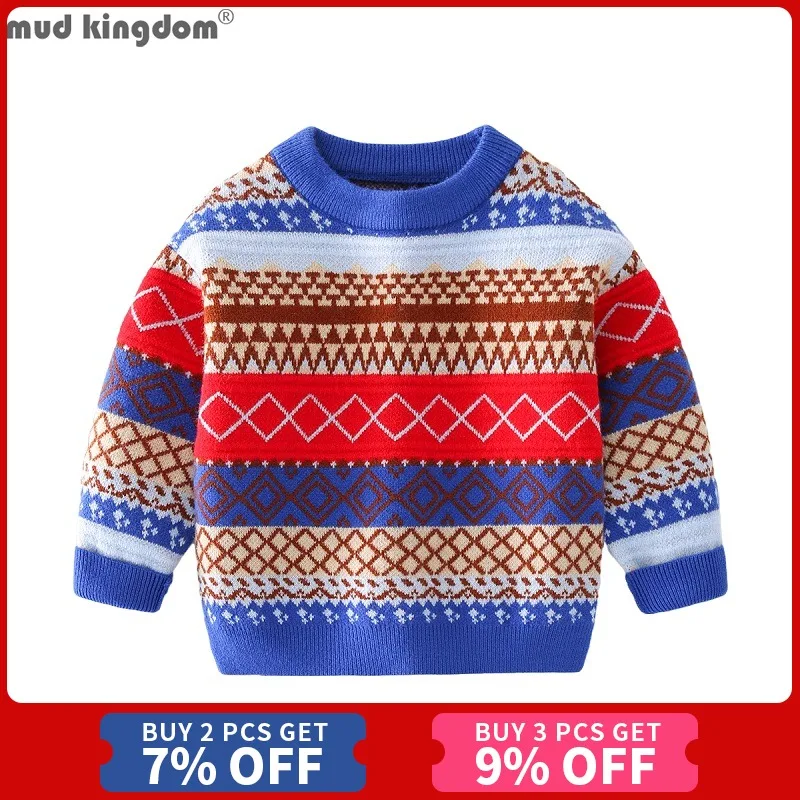 Mudkingdom Vintage Boys Girls Sweater Soft Geometric Printing Long Sleeve Pullover Tops for Kids Clothes Fashion Autumn Winter
Mudkingdom Vintage Boys Girls Sweater Soft Geometric Printing Long Sleeve Pullover Tops for Kids Clothes Fashion Autumn Winter
