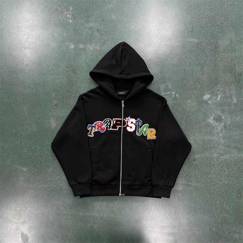 Hot Selling Trapstar Tracksuit Set Men Widcard Zip Hoodie Pants 1:1 Top Quality Embroidered Women Sportswear EU Sizes XS-XXL
Hot Selling Trapstar Tracksuit Set Men Widcard Zip Hoodie Pants 1:1 Top Quality Embroidered Women Sportswear EU Sizes XS-XXL