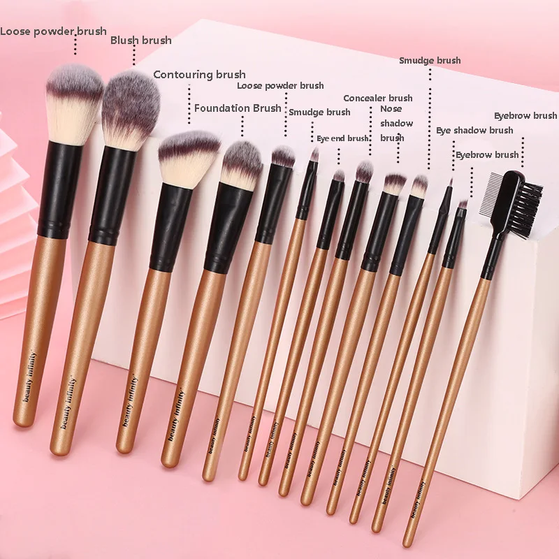 13 pcs 12Pcs Professional Eyes Makeup Brushes Set Wood Handle Eyeshadow Eyebrow Eyeliner Blending Powder Smudge Brush
13 pcs 12Pcs Professional Eyes Makeup Brushes Set Wood Handle Eyeshadow Eyebrow Eyeliner Blending Powder Smudge Brush