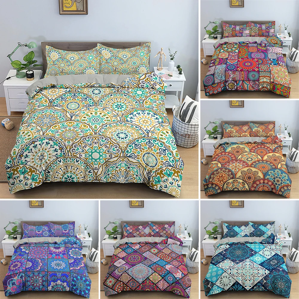 Mandala 3D Printed Duvet Cover 2/3Pcs Bohemian Bedding Set With Pillowcase Luxury Quilt Cover Perfect for the Current Season
Mandala 3D Printed Duvet Cover 2/3Pcs Bohemian Bedding Set With Pillowcase Luxury Quilt Cover Perfect for the Current Season