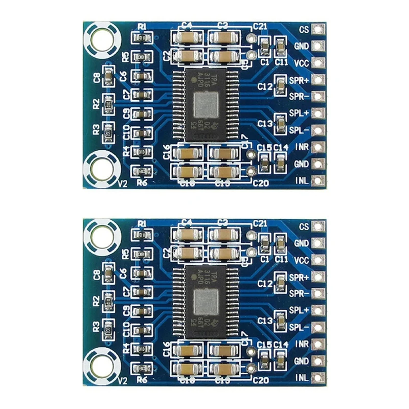 Hot 2X TPA3116D2 Mini Digital Power Audio Stereo Amplifier Board, Dual Channel 50W Class D DC 12-24V
Hot 2X TPA3116D2 Mini Digital Power Audio Stereo Amplifier Board, Dual Channel 50W Class D DC 12-24V