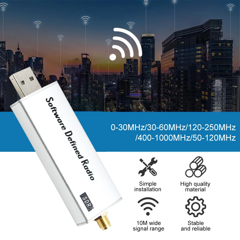 RSP1 MSI SDR 10 кгц-2 ГГц SDR ресивер 12-битный ADC авиационный ресивер совместимый с RSP1 HF AM FM SSB CW
RSP1 MSI SDR 10 кгц-2 ГГц SDR ресивер 12-битный ADC авиационный ресивер совместимый с RSP1 HF AM FM SSB CW