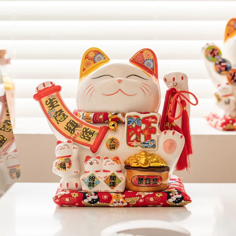 10 Inch Store Home Lucky Cat Piggy Bank Ornaments Large Capacity Can Be Deposited and Taken High-end Creative Gifts
10 Inch Store Home Lucky Cat Piggy Bank Ornaments Large Capacity Can Be Deposited and Taken High-end Creative Gifts