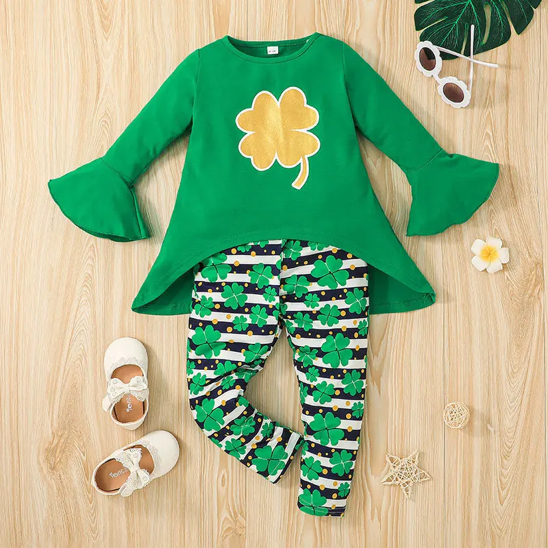 Toddler Clothes 2022 Spring Autumn Green Print Long Sleeved T-shirts Tops + Pants 2PCS Infant Outfits Kids Bebes Jogging Suits
Toddler Clothes 2022 Spring Autumn Green Print Long Sleeved T-shirts Tops + Pants 2PCS Infant Outfits Kids Bebes Jogging Suits