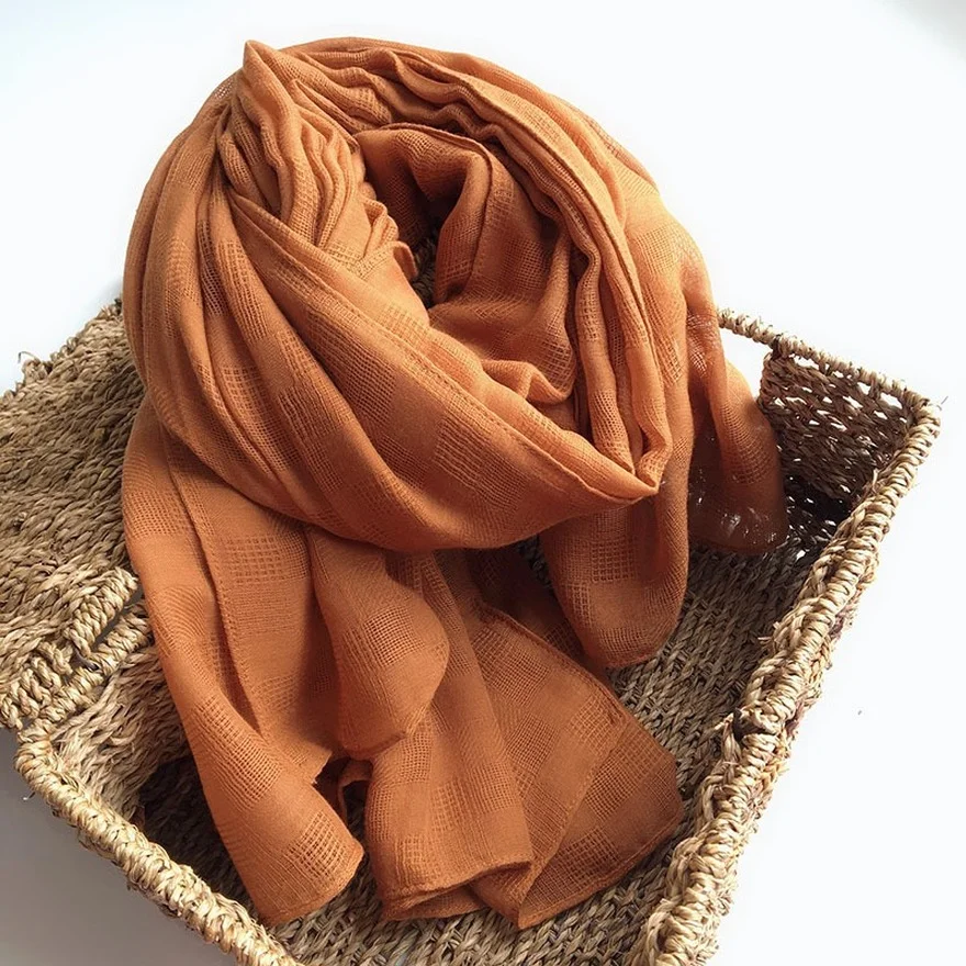 Four Season Women Scarf Pure Color- Soft Polycotton-Women Shawl - Long & Large Size 150x190cm
Four Season Women Scarf Pure Color- Soft Polycotton-Women Shawl - Long & Large Size 150x190cm