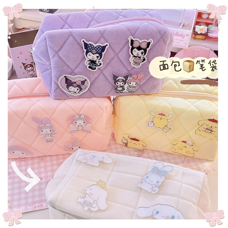 Cartoon Anime My Melody Cinnamoroll Purin Dog Plushie Toy Cosmetic Bag Anime Cute Soft Pencil Case Stationery Storage Bags Gifts
Cartoon Anime My Melody Cinnamoroll Purin Dog Plushie Toy Cosmetic Bag Anime Cute Soft Pencil Case Stationery Storage Bags Gifts