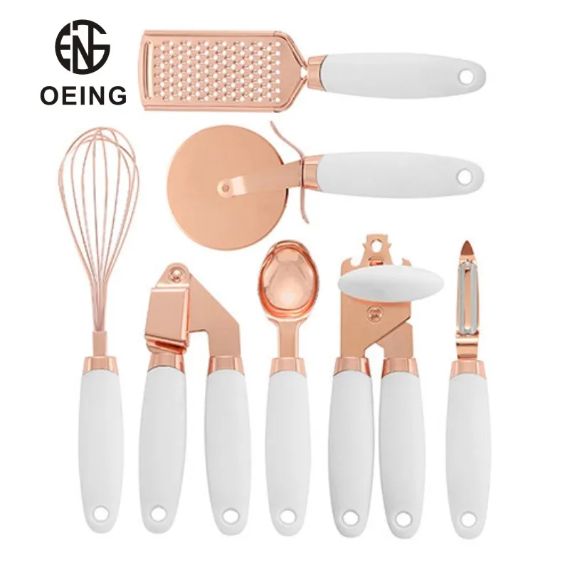Kitchen Tool Sets Copper Plated Stainless Steel Utensils Ice Cream Scoops Peelers Garlic Squeezers Cooking Tools Kitchen
Kitchen Tool Sets Copper Plated Stainless Steel Utensils Ice Cream Scoops Peelers Garlic Squeezers Cooking Tools Kitchen