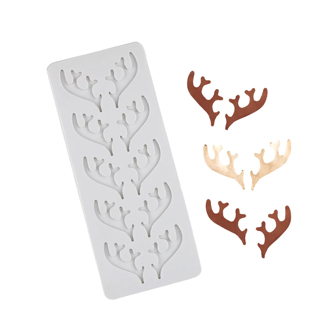 3D Deer Antler Pastry Silicone Mold DIY Christmas Elk Fudge Chocolate Cake Baking Cookies Decor Tools Clay Plaster Resin Moulds
3D Deer Antler Pastry Silicone Mold DIY Christmas Elk Fudge Chocolate Cake Baking Cookies Decor Tools Clay Plaster Resin Moulds