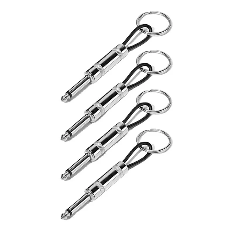 4 pcs Guitar Plug Keychain Music Key Storage Jack Rack Key Holder Cable Plug Amplifier Connector Key Ring Metal Idea Gift
4 pcs Guitar Plug Keychain Music Key Storage Jack Rack Key Holder Cable Plug Amplifier Connector Key Ring Metal Idea Gift