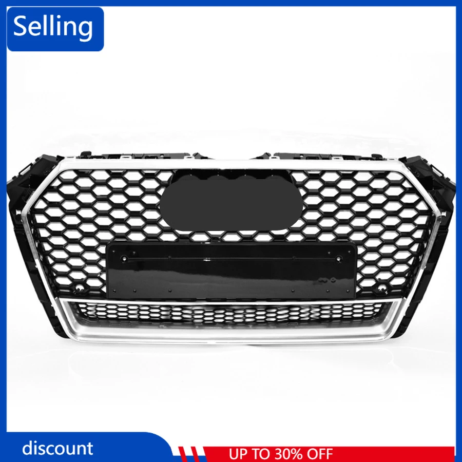 For RS4 Style Front Sport Hex Mesh Honeycomb Hood Grill Chrome Gloss Black for Audi A4/S4 B9 2017-2018 for quattr0 style fast
For RS4 Style Front Sport Hex Mesh Honeycomb Hood Grill Chrome Gloss Black for Audi A4/S4 B9 2017-2018 for quattr0 style fast
