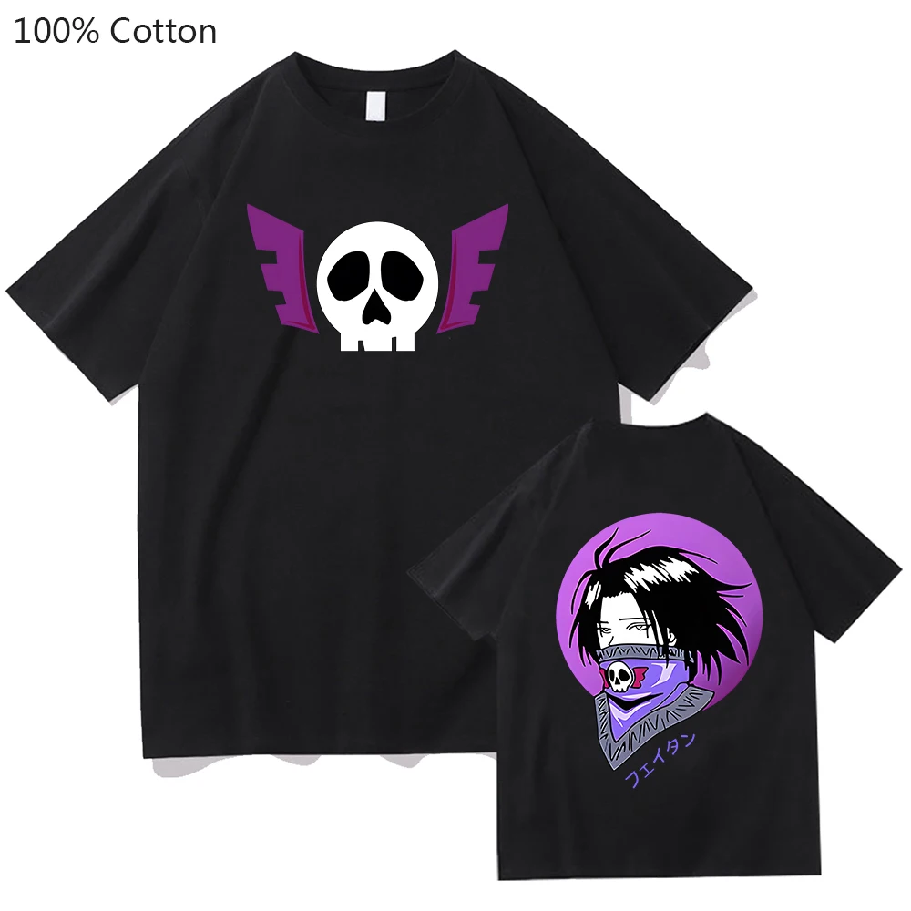 Feitan HXH Casual T Shirt Men Clothes Hunter X Hunter Japanese Anime Tee Shirt 100% Cotton O Neck T-shirts Short Sleeve Summer
Feitan HXH Casual T Shirt Men Clothes Hunter X Hunter Japanese Anime Tee Shirt 100% Cotton O Neck T-shirts Short Sleeve Summer