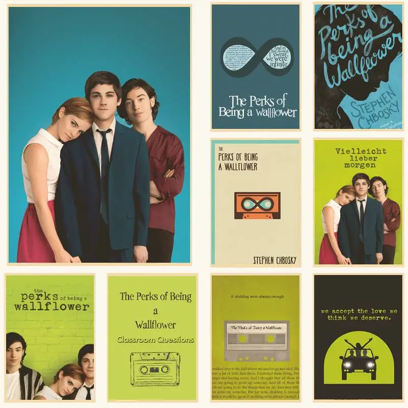 Movie The Perks of Being a Wallflower POSTER Retro Poster Home Bar Cafe Art Wall Sticker Collection Picture Wallpaper Decoration
Movie The Perks of Being a Wallflower POSTER Retro Poster Home Bar Cafe Art Wall Sticker Collection Picture Wallpaper Decoration